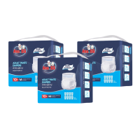 Ano.eq(3ถุง=30 ชิ้น)ผ้าอ้อมผู้ใหญ่ แบบกางเกง ซึมซับมากพิเศษ 800cc Size M แพมเพิสผู้ใหญ่ เกรดการแพทย์ (993658963480873)