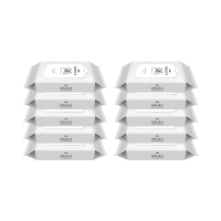 Bebiskin Bidet Flushable wipe ทิชชูเปียกเกรดพรีเมียม 100% Food Grade 15 แผ่น x10 (163781212686110)