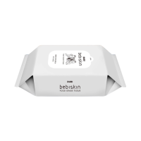 Bebiskin Bidet Flushable wipe ทิชชูเปียกเกรดพรีเมียม รุ่นรีฟิล ไม่มีฝา 100% Food Grade 60 แผ่น (739013450212502)