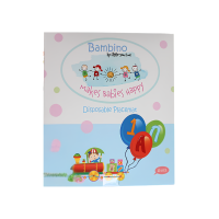 ราคา Bambino แผ่นปูโต๊ะเอนกประสงค์แบบใช้แล้วทิ้ง Disposable Baby Placemat 1 กล่อง (15 ชิ้น) (411460973501116)