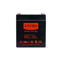 ราคา Zircon Battery 12v 5.4ah 7.2ah 7.8ah 9.0ah เเบตเตอรี่ แบตเตอรี่แห้ง แบตเตอรี่ups ประกัน 1 ปี 12v 5.4ah (807737958693878)