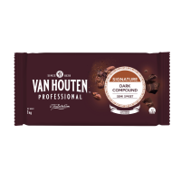 ราคา Van Houten undefined Semisweetdarkcompoundblock แวนเฮาเตนเซมิสวีทดาร์คคอมพาวบล็อค 1 กก. (643856144533385)