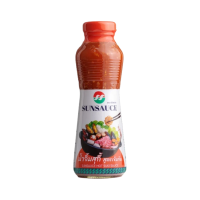 ราคา Sunsauce (ซันซอส) น้ำจิ้มสุกี้ น้ำจิ้มหมูกระทะ น้ำจิ้มปิ้งย่าง สูตรเข้มข้น ขนาด 380 กรัม (182622864047697)