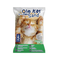 ราคา Ole Kat Sand Deodorizer ทรายแมวถ่านหินธรรมชาติ 5 ลิตร x 1 ถุง กลิ่นแอปเปิ้ลเขียว (995812342520226)
