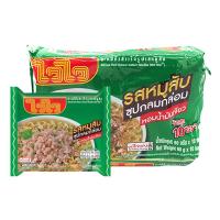 ราคา ไวไว บะหมี่กึ่งสําเร็จรูป รสหมูสับ 60 ก. 10 ซอง (7115314823363)