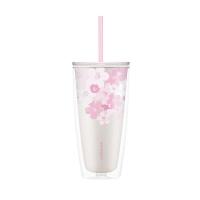 ราคา ล็อกแอนด์ล็อก แก้วน้ำสองชั้น ลายซากุระ 720 มล. (818214866086417)