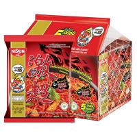 ราคา นิสชิน บะหมี่กึ่งสำเร็จรูปแบบแห้ง รสเอ็กซ์ตรีมไก่เผ็ด 60 ก. x 5 (7164715106499)