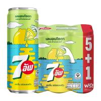 ราคา เซเว่นอัพ เลมอนโซดา ไม่มีน้ำตาล 325 มล. x 6 (804698932598896)