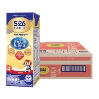 ราคา เอส-26 โกลด์ แอ๊ดวานซ์ นมยูเอชที รสจืด สูตร 4 180 มล. x 36 (337260548069202)