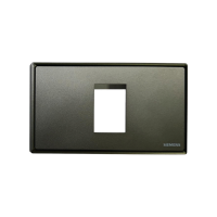 ราคา Siemens Delta® Relfa ฝา 1 ช่อง 1 M ขนาด 120 มม. สีเทาเข้ม (261375013487536)
