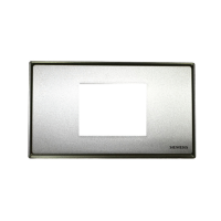 ราคา Siemens Delta® Relfa ฝา 1 ช่อง 2 M ขนาด 120 มม. สีเงิน (176593055791720)