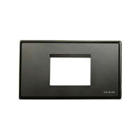 ราคา Siemens Delta® Relfa ฝา 1 ช่อง 2 M ขนาด 120 มม. สีเทาดำ (147852982839484)