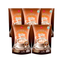 ราคา Catherine แคทเธอรีน กาแฟสูตรไม่เติมน้ำตาล ไม่มีคอเลสเตอรอล 4 แพ็ค แถมฟรี 1 แพ็คสุดคุ้ม (394245129424662)