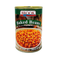 ราคา บรูค ถั่วขาวในซอสมะเขือเทศ 425 กรัม Brook Baked Beans in Tomato Sauce 425 g. (585178975327902)