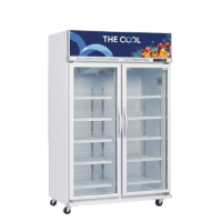 ราคา The Cool ตู้เย็น2ประตู ตู้แช่เครื่องดื่ม ตู้แช่แบบกระจก ความจุ 36 คิว(1019 ลิตร) รุ่น Alpha 2p Jumbo Premium-m (450802969711480)