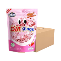 ราคา (ยกลัง 50 ห่อ) Nezline โอ๊ตริง 60 กรัม ข้าวโอ๊ตรูปวงกลม 3 รสชาติ (ช็อกโกแลต, สตรอว์เบอร์รี่ และ นม) ขนมทานเล่น (50ห่อ) รสสตรอเบอรรี (655448448881852)