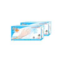 ราคา โพลี-ไบรท์ ถุงมือยางธรรมชาติ รุ่น ไม่มีแป้ง (sizem) (100ชิ้น/กล่อง) แพ็ก 2กล่อง (7159240917187)