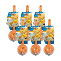 ราคา โพลี-ไบรท์ แปรงขัดฝอยสเตนเลส รุ่น อัลตร้า-สีส้ม (6 ชิ้น) (7159242424515)
