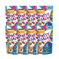 ราคา [petclub] Friskies Party Mix, Felix Party Mix - ขนมแมว !! ยกกล่อง 8 ซอง Friskie-บีชไซด์ (789199661042033)