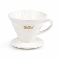 ราคา ถ้วยดริปกาแฟเซรามิค ทรง V60 (craft Ceramic V60 Dripper) ยาว 10.4 cm x กว้าง 10.4 cm x สูง 8.5 cm undefined นน. 293 g (579594637015066)