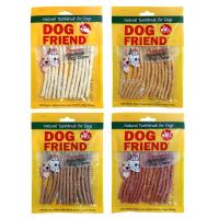Dog Friend ขนมสุนัขสติ๊กนิ่ม รวมรส 60g x 4 ซอง (นม, ไก่, ตับ, เนื้อ) (368524963416291)