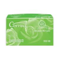 ราคา Correct กระดาษเช็ดมือ เช็ดอเนกประสงค์ ชนิดแผ่น หนา 1 ชั้น x 300 แผ่น/ห่อ Pva (7553751744707)