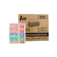ราคา iok กระดาษเช็ดหน้า ความหนา 2 ชั้น จำนวน 150 แผ่น/ห่อ x 48 ห่อ (7,200 แผ่น) [ยกลัง] (7460979114179)