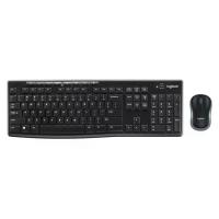 ราคา โลจิเทค เมาส์และคีย์บอร์ดไร้สาย Wireless Mouse + Keyboard Mk270r (th/en) สีดำ (954234757277288)