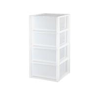 ราคา ดีเคดับบลิว Dkw(official) Hh-470/4 ตู้ลิ้นชักอเนกประสงค์ Modular 4ชั้น Mutipurpose drawer 4tiers สีขาวขุ่น-กรอบขาวทึบ 4ชั้น (136510394487823)