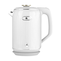 ราคา Camel กาต้มน้ำไฟฟ้า สไตล์วินเทจ Kettles ป้องกันน้ำร้อนลวก 2 ชั้น 1.8 ลิตร 304 ซับสแตนเลสกาต้มน้ำ หมุน 360° แยกฐานกันลื่น (632253079063098)