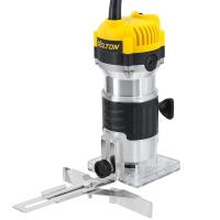 Delton เครื่องเซาะร่อง เร้าเตอร์ ทริมเมอร์ 820 วัตต์ 1/4 นิ้ว เครื่องเซาะร่องไม้ Wood Trimmer รุ่น Etd-370 (726476776154036)