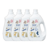 ราคา [9 ลิตร] ipopi น้ำยาซักผ้าขวดแกลลอน สูตรเข้มข้น อ่อนโยนต่อผิว 4 ขวด (553637770562796)