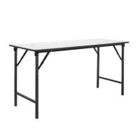 ราคา โต๊ะพับอเนกประสงค์ โต๊ะหน้าขาว โต๊ะสำนักงาน ขนาด 150x45x75 cm. รุ่น Ta0014-150*45 (617427927103247)