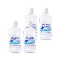 ราคา Mybacin น้ำยาบ้วนปาก สูตรไวท์โพรเทคชั่น ปราศจากแอลกฮอลล์ ลดคราบพลัค ฟันขาว ขนาด 500 มล. แพ็ค 4 ขวด (749532667943830)