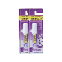 ราคา Myherbal Mybacin สเปรย์พ่นคอ สูตรสารสกัดจากเปลือกมังคุด แก้เจ็บคอ ขนาด 4.5มล.x2 (970816243269611)