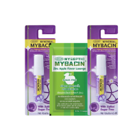 ราคา Mybacin สเปรย์พ่นคอ โปร 1 แถม2 ขนาด 4.5 ml สูตรมังคุด +เม็ดอมซิงค์apple 1 ซอง (443992545651827)