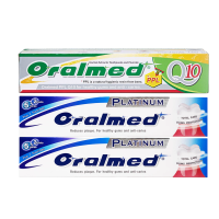 ราคา Oralmed ยาสีฟันออรัลเมด สูตรพลาทินัม 2 แถม Q10 1 ขนาด 160g (937133760101490)
