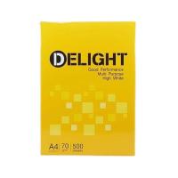 ราคา Delight กระดาษถ่ายเอกสาร 70 แกรม A4 บรรจุ 1 รีม (390246677208070)