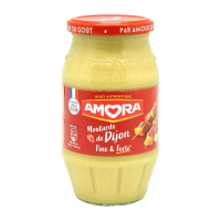 ราคา Amora Dijon Mustard อะโมรา ดิจองมัสตาร์ด 430g (am12) (218784923114369)