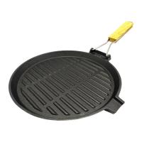 ราคา Color Kit กระทะเหล็กปิ้ง-ย่าง เหล็กหล่อ Cast Iron หมูกะทะ สเต็ก กลม 27 ซม. Gv-63w (120488596226488)
