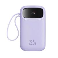 ราคา Baseus Powerbank Qpow 2 10000 Mah Led Built-in Cable Type-c 22.5w (สินค้ารับประกันศูนย์ 1ปี) Nebula Purple (428938373927043)