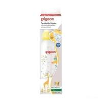 [แพ็คเดี่ยว] Pigeon พีเจ้น ขวดนมคอมาตรฐาน Rpp ยีราฟ จุกมินิไซส์ 8 Oz + จุกมินิ M (270488569594059)