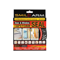 ราคา Smilearm® เทปโฟม ติดขอบประตู กันเสียง เทปซีลประตู เทปติดประตู โฟมกันกระแทก (429098346389754)