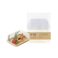 ราคา Gracz กล่องขนม 145 ml. รุ่น U004 พร้อมฝา (25ชุด) (เกรซ ซิมเปิล) กล่องเค้ก กล่องเบเกอรี่ ชานอ้อย เข้าเตาอบได้ (999297031651772)