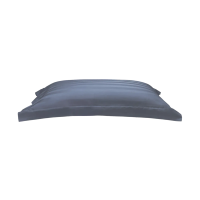 Classical Cotton Standard Pillow Case (ปลอกหมอนคลาสสิคคอตตอน ขนาดสแตนดาร์ด) แบบ มีปีก สี เทาเข้ม (266556407821781)