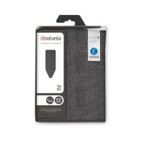 Brabantia ผ้ารองรีดสำหรับโต๊ะรีดผ้า Ironing Board Cover Size C, 124x45cm Replacement Cover with 8mm Foam Denim Black-131103 (861042726487661)