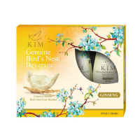 ราคา รังนกkim 185ml. 1 แพค สูตรโสมแพค 3 ขวด (377118300328358)