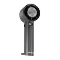 ราคา Homemi พัดลมไร้สาย Cooler Hand Fan มีระบบทำความเย็น ปรับแรงลมได้ 100 ระดับแบตเตอรี่ 4,500 ดำ (083-p-bl) (878800683644904)