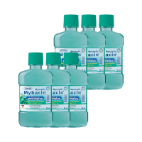 ราคา Mybacin น้ำยาบ้วนปาก สูตรฟ้าทะลายโจร สมานแผลในช่องปาก ขนาด 95มล แพ๊ค6 ขวด (586455166019804)