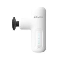 ราคา Homemi ปืนนวดพกพาไร้สาย Massager Gun รุ่น หัวธรรมดาและหัวประคบร้อน-เย็น นวดกล้ามเนื้อ นวดกดจุด ขาว-ธรรมดา(028-p-wh) (331849796317999)